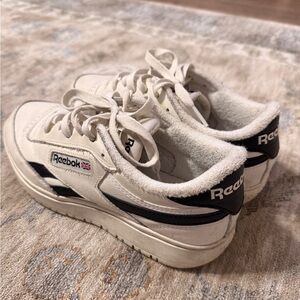 Reebok Club C Double Platform Sneakers – Women’s Size 8
